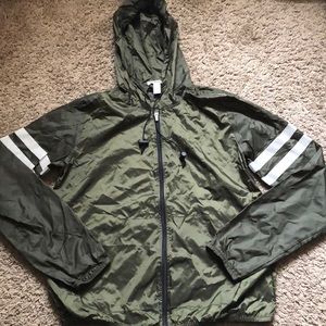 Forever 21 olive windbreaker *new